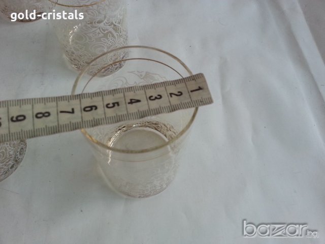 чаши с златен кант , снимка 6 - Антикварни и старинни предмети - 20757782