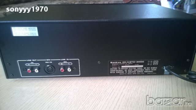 sankyo std-2000 stereo cassette deck-made in japan-9.2 кг-внос швеицария, снимка 16 - Декове - 10272155