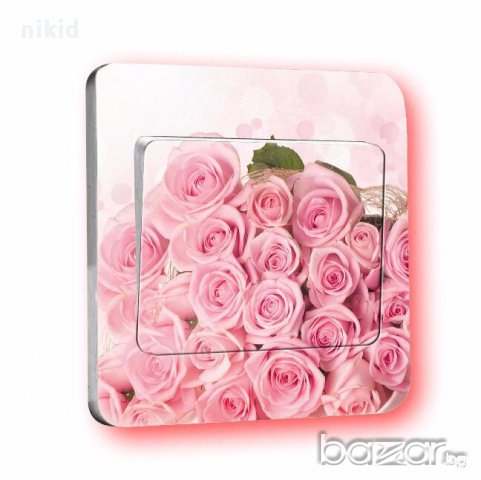 сноп рози стикер за контакт ключ на лампа копчето