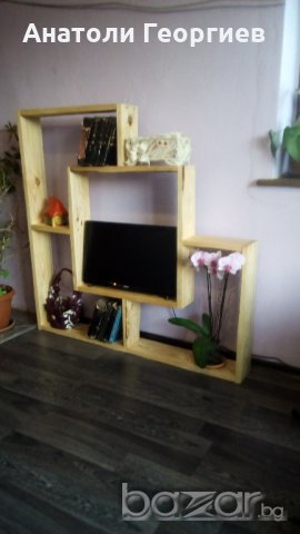 Секция за телевизор - етажерка, снимка 5 - Секции и витрини - 20662597