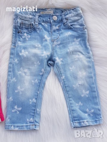 Бебешки дънки Zara 3-6 месеца