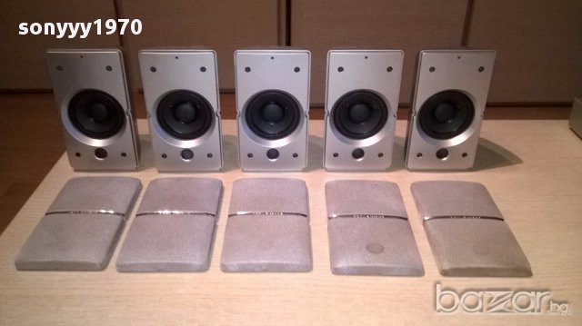 Sharp cp-cn400-8ohms/45watt-5бр-17х10х10см-внос швеицария, снимка 3 - Тонколони - 17513544