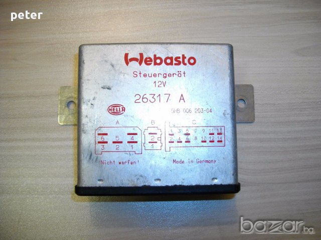 Webasto AIRTOP 2000 12v 2000w diesel / Вебасто аиртоп печка отоплителна, снимка 12 - Каравани и кемпери - 16823266