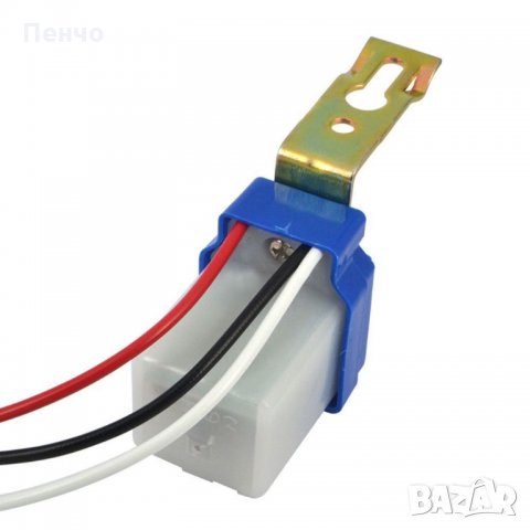 Автоматичен фотоволтаичен превключвател фотореле AC 220V/12V 10A Превключвател сензор реле автомат , снимка 3 - Комплекти за видеонаблюдение - 23229125