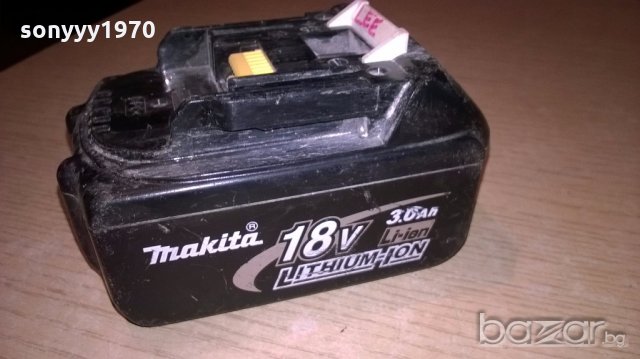 makita li-ion battery pack-18v/3.0ah-внос англия, снимка 4 - Други инструменти - 18778143