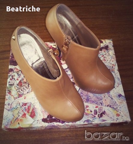 Дамски боти 2D - 12633 taupe, номер: 35, снимка 3 - Дамски боти - 17852578