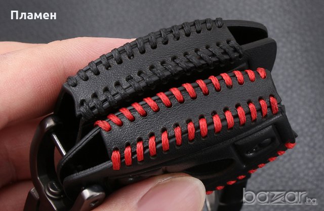 Кожен калъф, кейс ключодържател за автомобилен ключ Mercedes-Benz W203 W204 W205 W211 W212  CLK C180, снимка 6 - Аксесоари и консумативи - 20708741