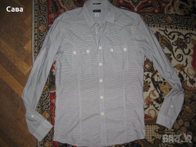 Риза BRUUNS BAZAAR   мъжка,М, снимка 2 - Ризи - 24550554