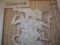дърворезба зодия Скорпион, снимка 2