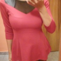 Червена блуза, снимка 9 - Туники - 17393414