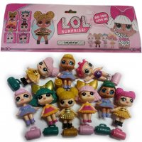 Комплект кукли Лол LOL - играчки и за торта, снимка 1 - Фигурки - 25666746
