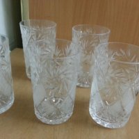 Кристални чаши руски кристал , снимка 1 - Антикварни и старинни предмети - 25663014