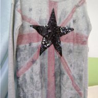 Black Star памучна блуза с дълъг ръкав, снимка 2 - Блузи с дълъг ръкав и пуловери - 15950113