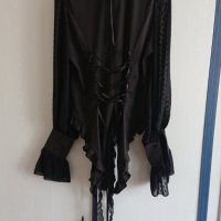 Комплект манто и риза екстравагантни Devil Fashion, снимка 2 - Палта, манта - 24721834