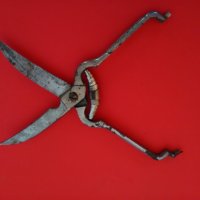  Стара Немска Ножица 'Stahl Garantie'-250mm, снимка 3 - Антикварни и старинни предмети - 20306851
