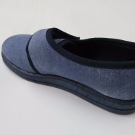 Български пантофи в светло синьо, снимка 4 - Бебешки обувки - 17611388