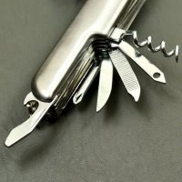 НОВО ДЖОБНО НОЖЧЕ ARMY POCKET KNIFE  (многофункционален нож) 11 инструента в 1 , снимка 3 - Прибори за хранене, готвене и сервиране - 15522866