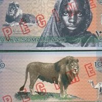 Сомалиленд 1000 shillings 2006 Specimen, снимка 2 - Нумизматика и бонистика - 21887569