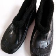 Гумени работни обувки с топла вата, голям размер - 47 и 48, снимка 3 - Мъжки боти - 17191577
