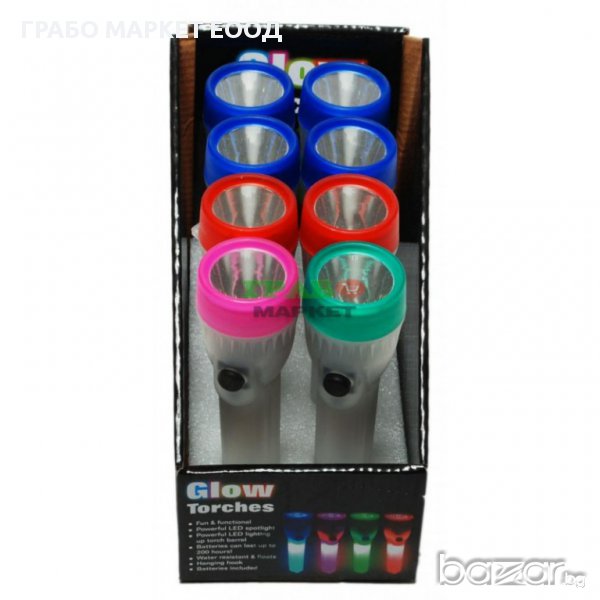 Диоден PVC фенер с кука за закачване, снимка 1