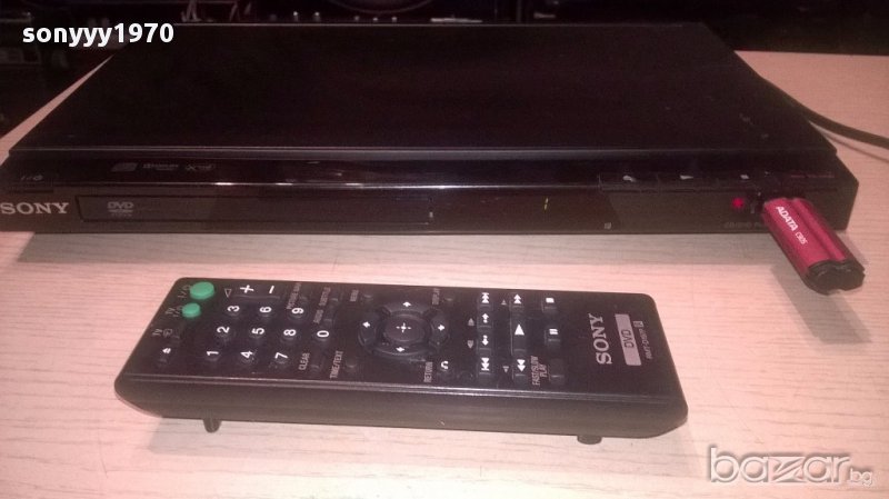 Sony dvp-sr350 cd/dvd/usb+remote-внос швеицария, снимка 1