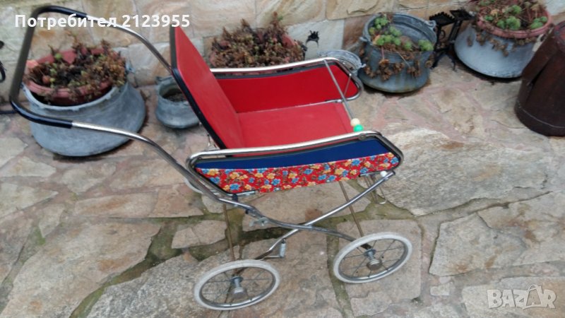 Стара детска количка, снимка 1