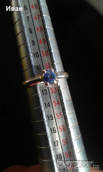 Пръстен с Танзанит 0.37кт, снимка 1