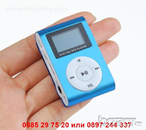 Мини mp3 плеър с Дисплей, снимка 1