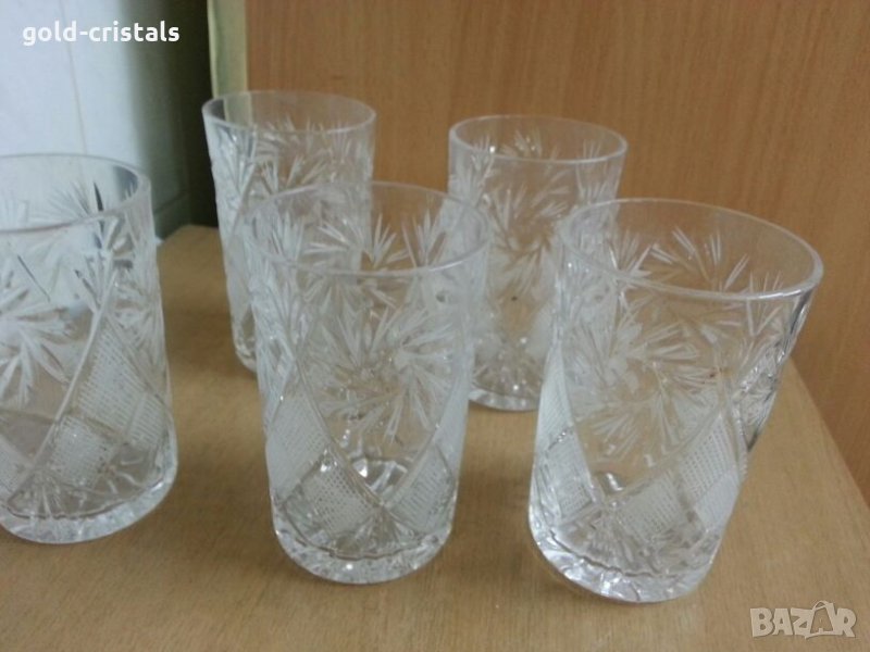 Кристални чаши руски кристал , снимка 1