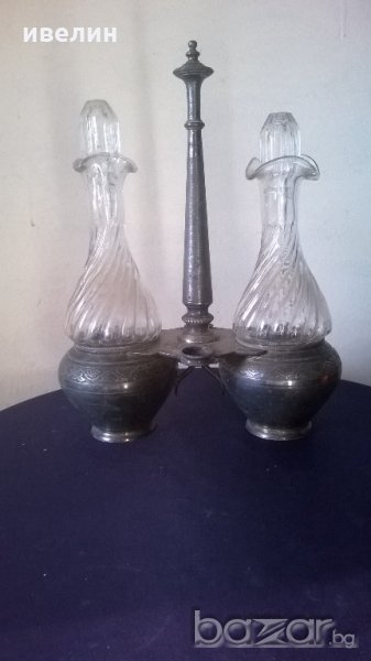 посребрен оливерник арт деко, снимка 1