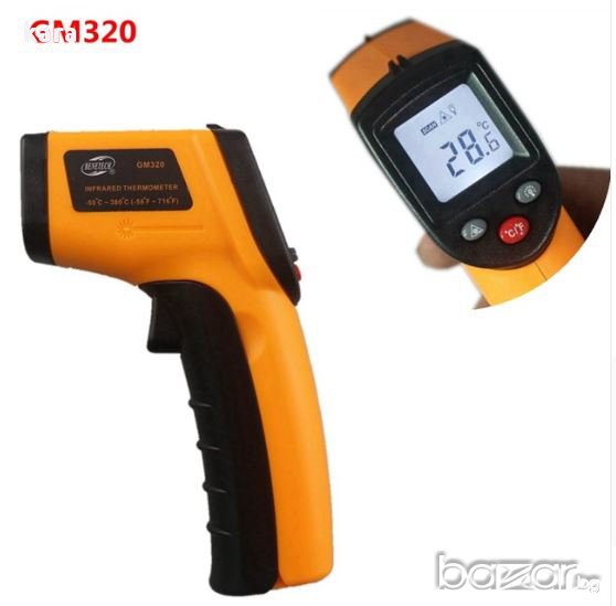 Лазарен безконтактен IR термометър  GM320, снимка 1