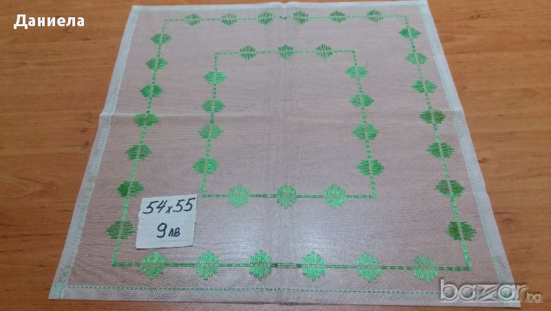 Ръчно бродирани карета-тюл, снимка 1