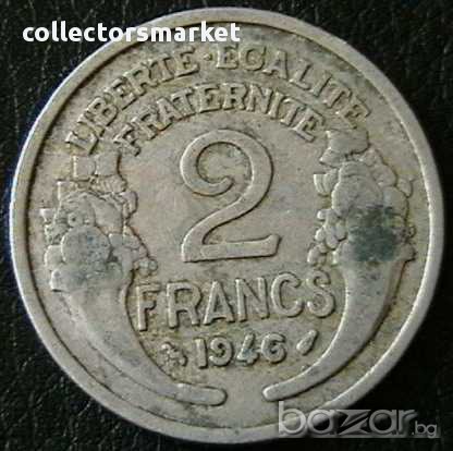 2 франка 1946, Франция, снимка 1