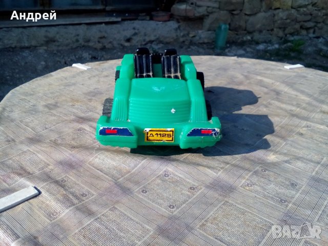 Стара играчка,джип, снимка 2 - Антикварни и старинни предмети - 21935400