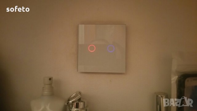  Сензорен ключ за лампи водоустойчив луксозен стъклен работи с докосване, снимка 3 - Прожектори - 22423106