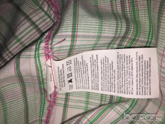 Дамска риза KENVELO, оригинал, size S, 100% памук, много нежно каре, като нова!!, снимка 5 - Ризи - 15152941
