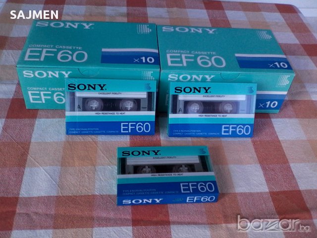 SONY EF60 аудио касети, снимка 1 - Други - 16374116