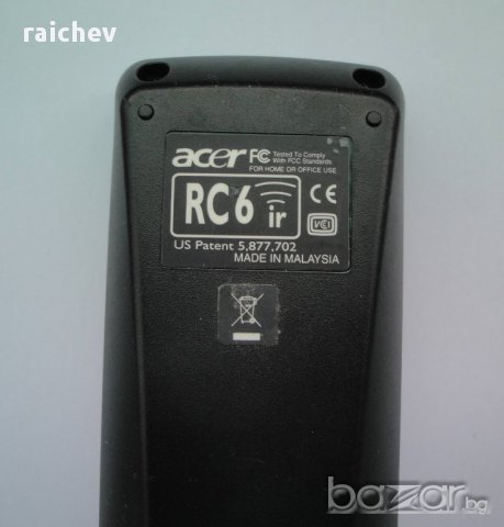 ★ █▬█ █ ▀█▀ ★ ACER RC6 – Media centre remote., снимка 2 - Ресийвъри, усилватели, смесителни пултове - 12573742