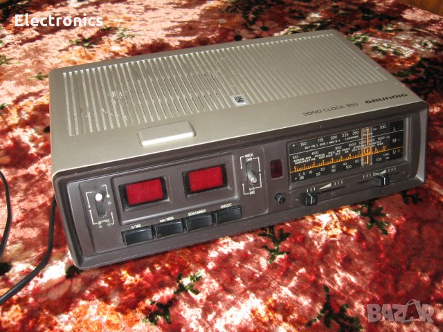 Ретро радио часовник Grundig sono-clock 350A , снимка 1 - Радиокасетофони, транзистори - 23731154