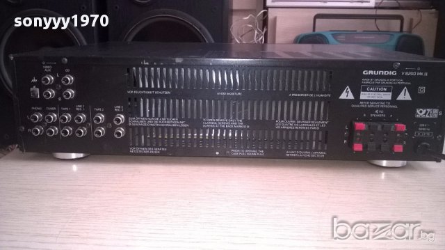 Grundig v8200 mkII amplifier-made in germany-внос швеицария, снимка 3 - Ресийвъри, усилватели, смесителни пултове - 14330222