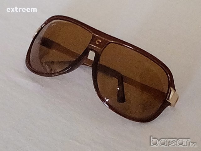 C A R R E R A -№ 2 - реплика - Авиатор POLARIZED тъмно кафяв +UV400 & Златиста рамка, снимка 1