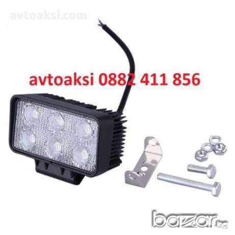 Led Халоген с 6 мощни диода12/24V  18W цена за 1бр , снимка 2 - Аксесоари и консумативи - 20732599