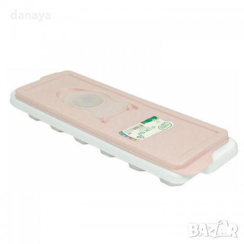 6105 Форми за лед с капак формички за ледени кубчета с клапа за пълнене, снимка 3 - Форми - 22734601