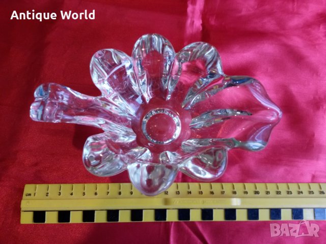 Красива Бонбониера ,Съд Кристално Стъкло, снимка 4 - Антикварни и старинни предмети - 25093972