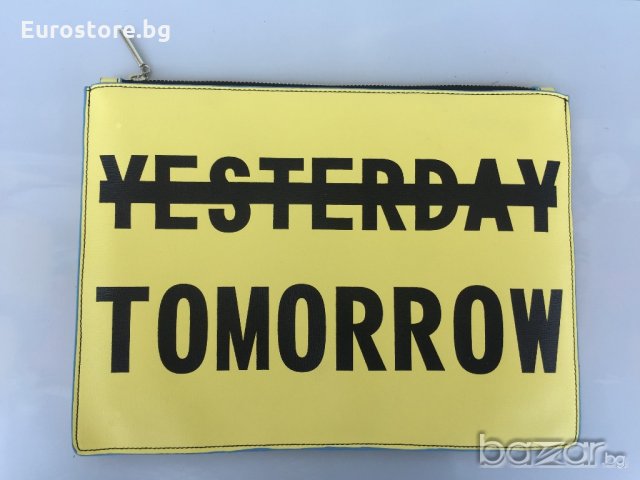 60% Намаление!!! Дамски клъч- уличната мода отново е в жълто