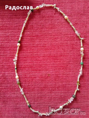колие/гердан от естествени перли, снимка 3 - Колиета, медальони, синджири - 16824302