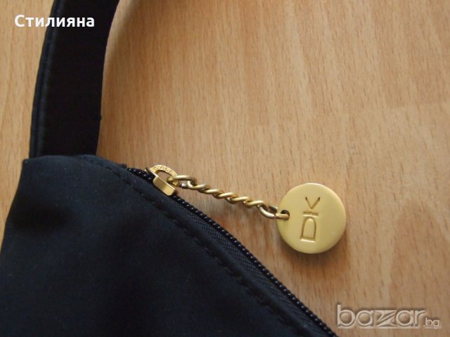 DKNY Donna Karan New York оригинална черна чанта от плат, снимка 8 - Чанти - 18393965