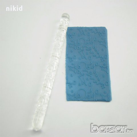 листа имели коледни звездовидна Прозрачна релефна текстурна точилка за фондан украса торта сладки