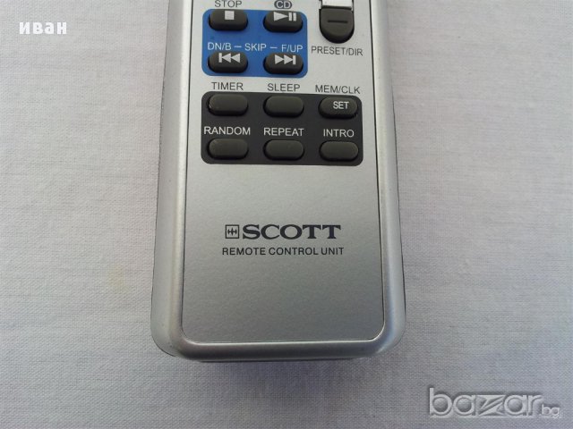 SCOTT - audio sistem - дистанционно управление, снимка 3 - Други - 11314963
