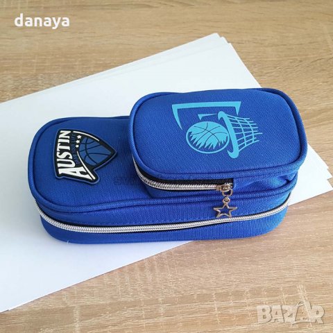 Ученически несесер за моливи с два ципа за момчета, снимка 5 - Ученически пособия, канцеларски материали - 26152219